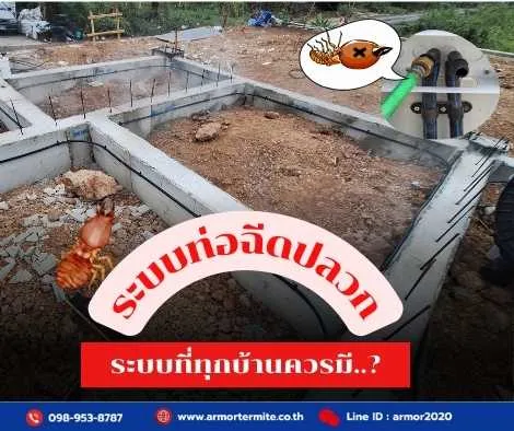 ทำไม....? ระบบท่อน้ำยาเคมีฉีดป้องกันปลวก ระบบที่ทุกบ้านควรมี 1 ระบบที่ทุกบ้านควรมี